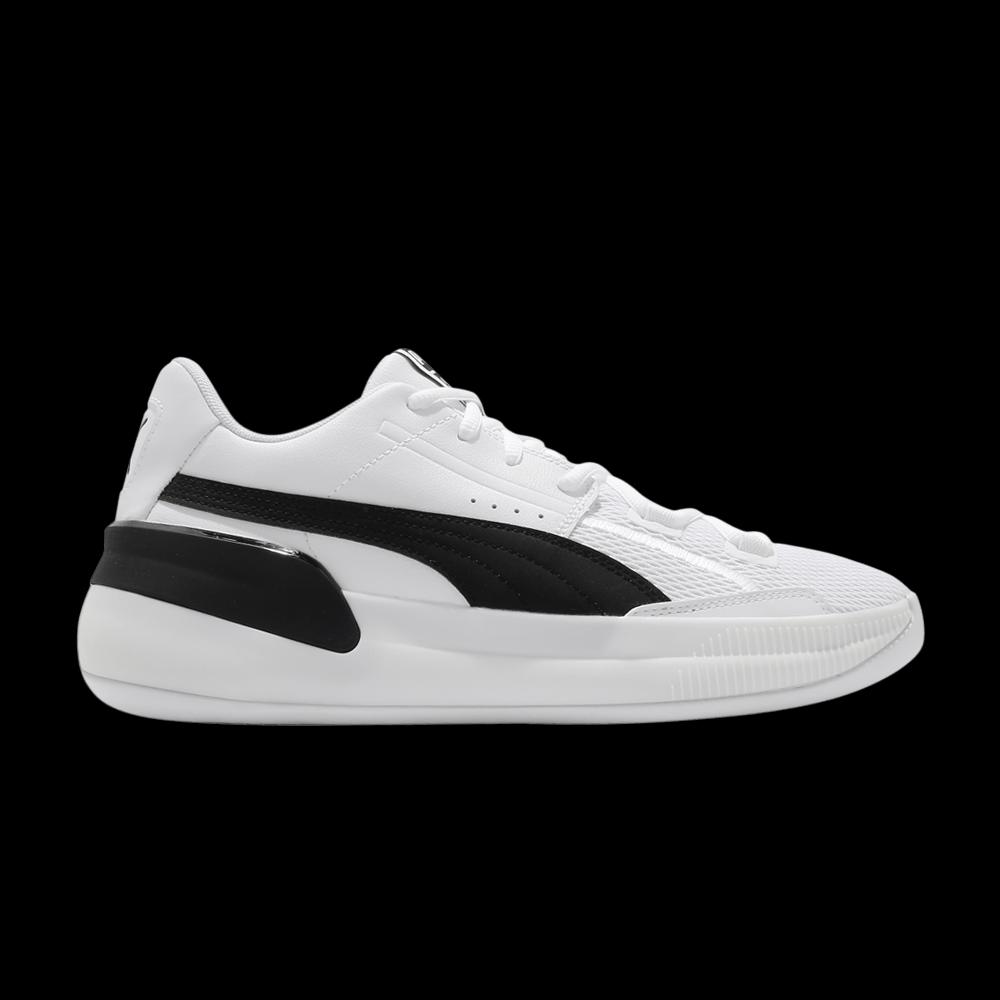 Кроссовки Puma Clyde Hardwood Team «White Black» 1