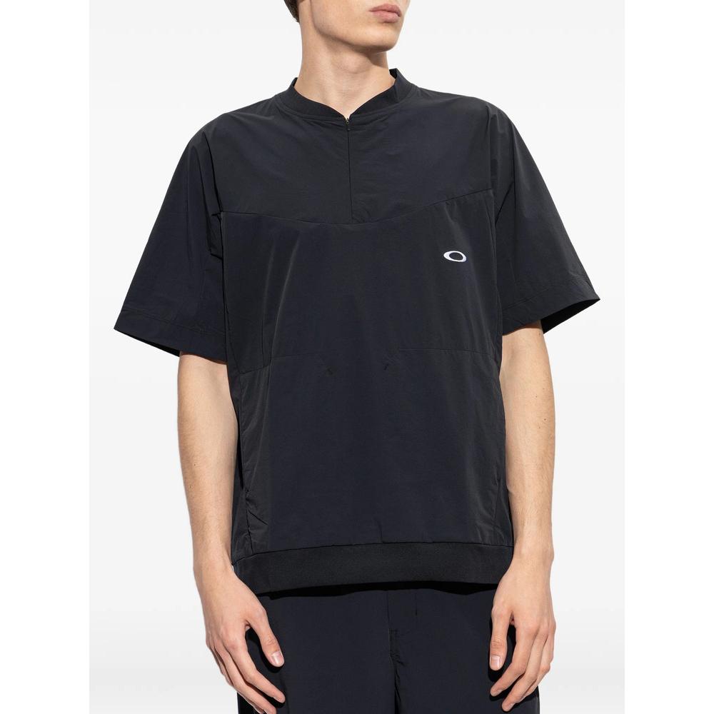 O-Blades quarter-zip logo-embroidered T-shirt 3