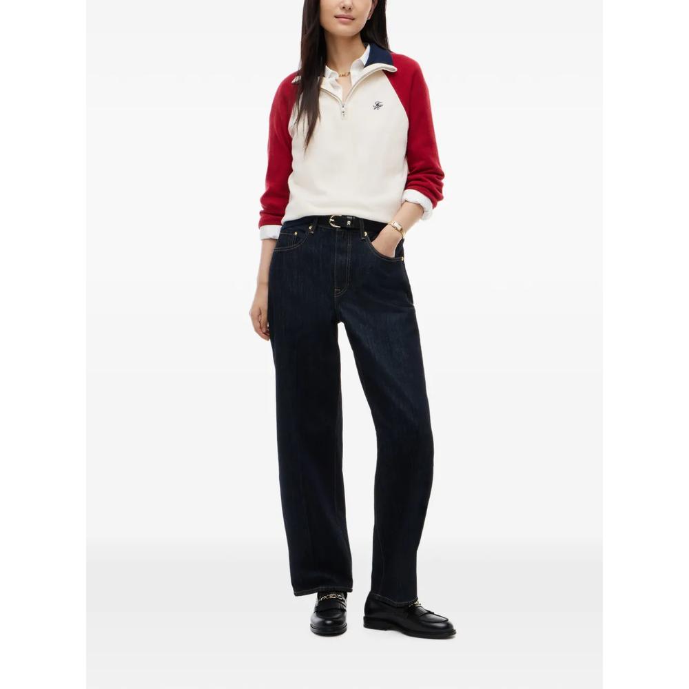 raglan-sleeve quarter-zip jumper 2