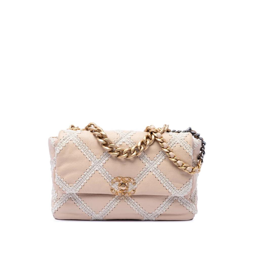 Большая сумка-сэтчел Crochet Calfskin 19 Flap (2020 год) 1