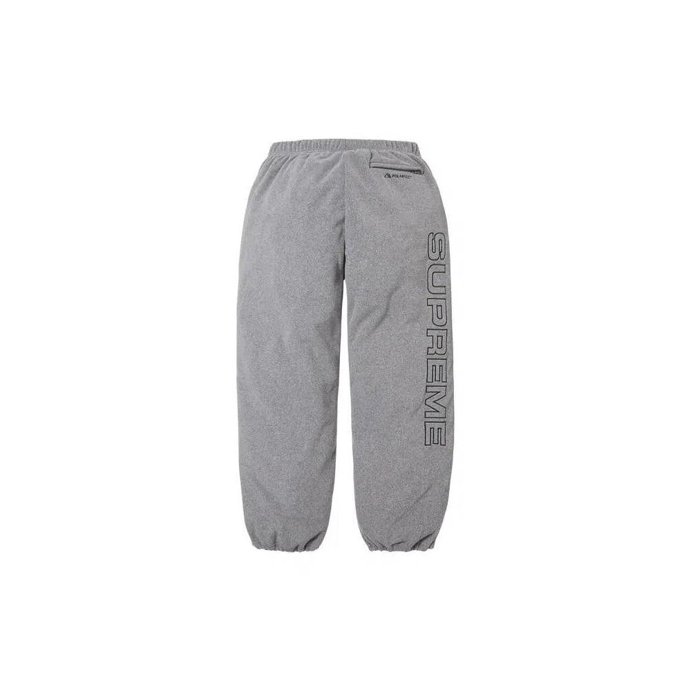 Брюки Supreme Spellout Embroidered Polartec Pant 'Серый' 3