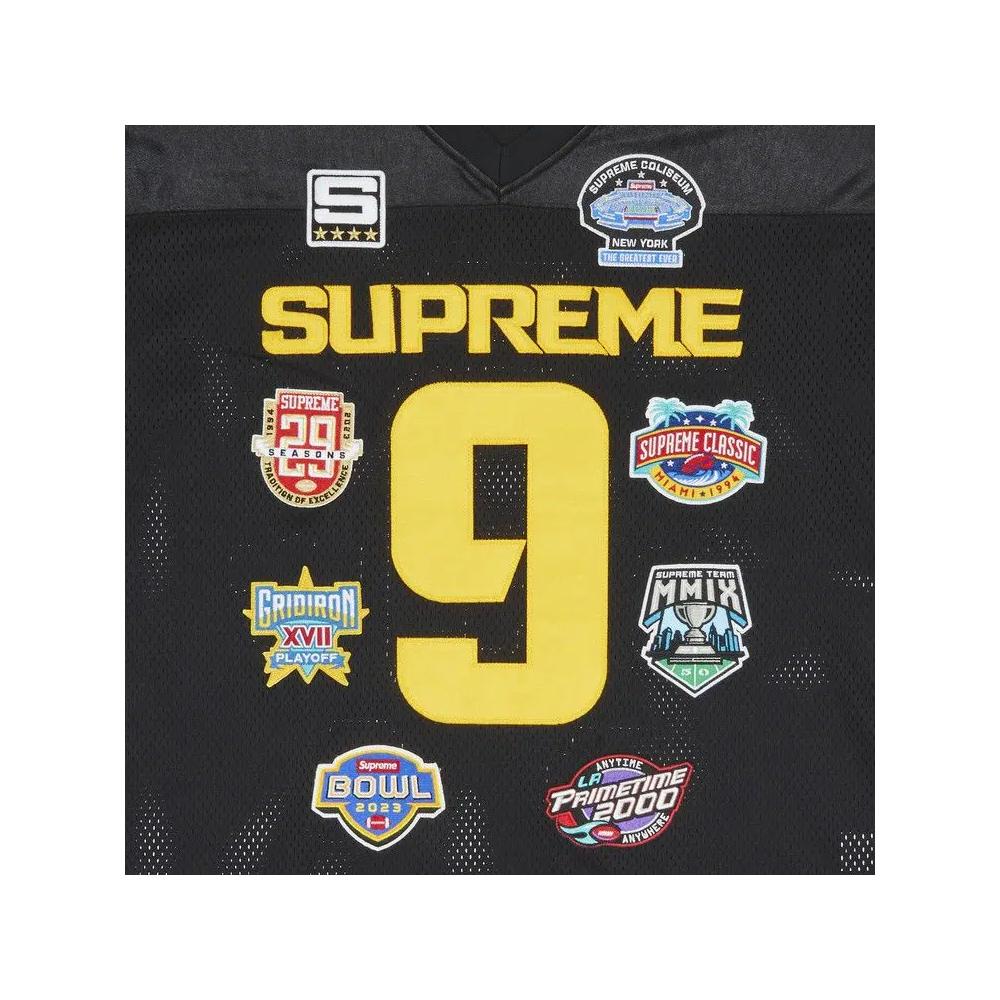 Футбольная джерси Jerseys Supreme Championships с вышивкой «Черный» 3