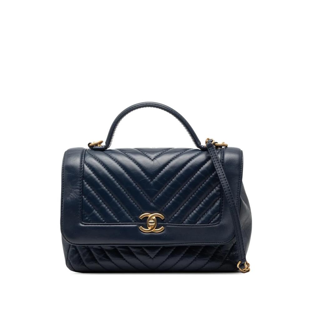 Сумка-сэтчел CC Chevron Top Handle Flap (2017-2018 годы) 1