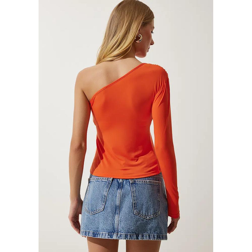 Блуза с одним плечом One Shoulder Blouse 2