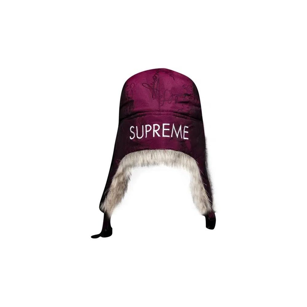 Шапки Supreme Script Logos Trooper 'Purple' 3