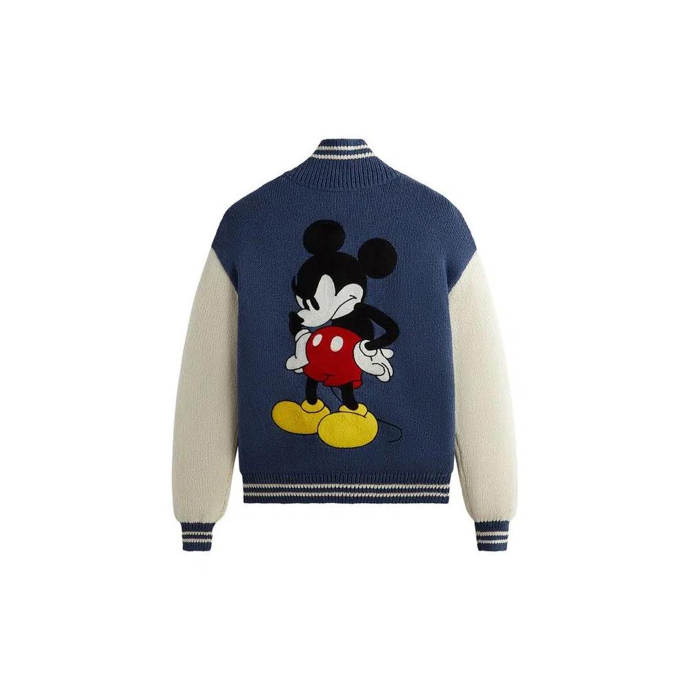 Трикотаж Kith For Mickey & Friends Wyona Full Zip Sweater 'Heather Indigo' 2