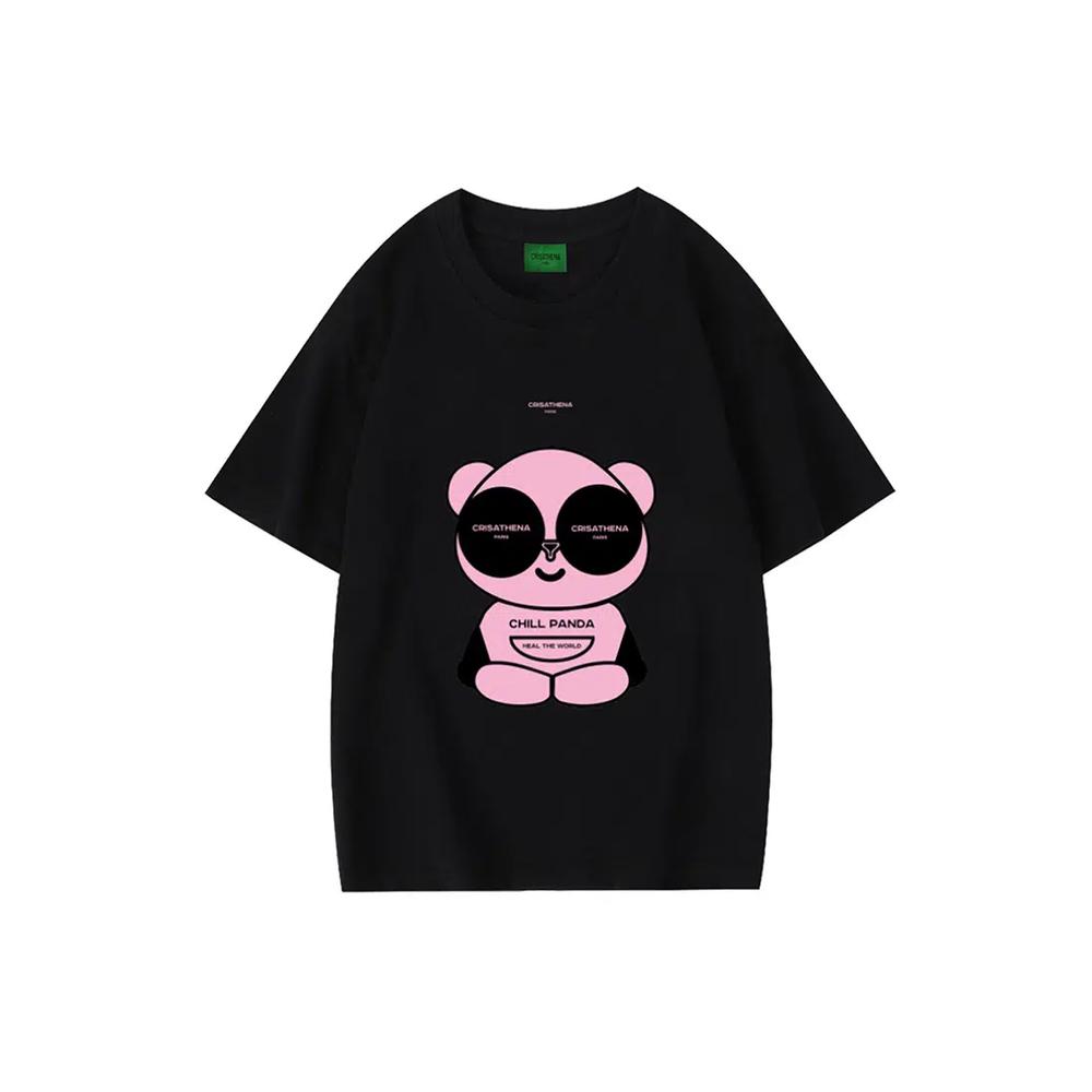 Футболка Chill Panda, черный/розовый 1