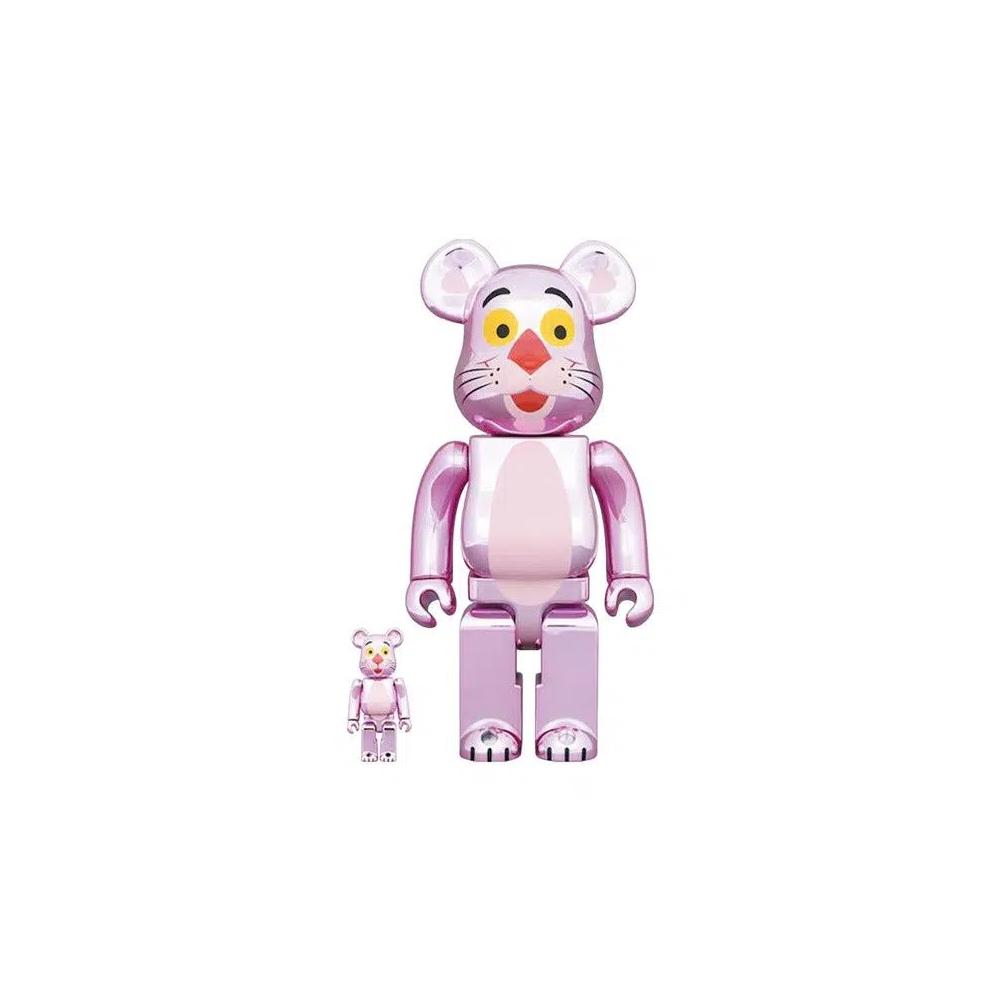 Фигурки BE@RBRICK Pink Panther 100% и 400% набор «Chrome» 1