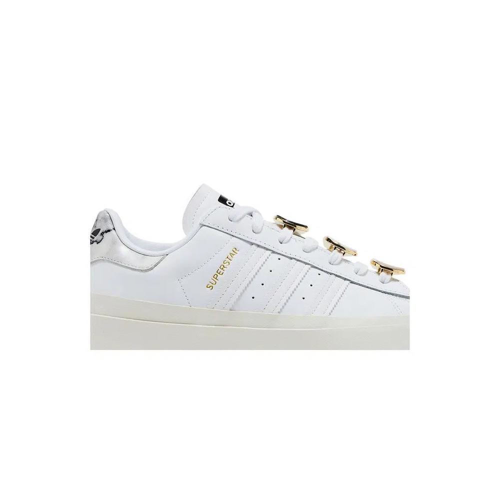 Кроссовки Adidas Wmns Superstar Bonega 'White Gold Metallic' 2