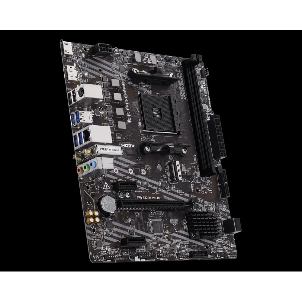 MSI PRO A520M WIFI6E Micro-ATX материнская плата 2