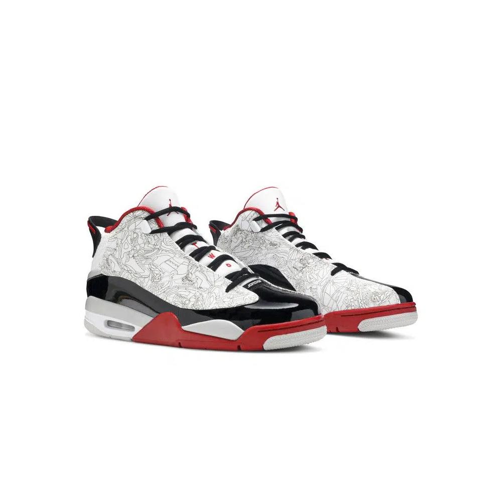 Повседневные Air Jordan Dub Zero 'Ярко-Красный' 2020 8