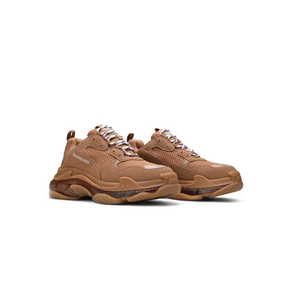 Кроссовки Balenciaga Triple S Sneaker «Clear Sole - Light Camel» 8
