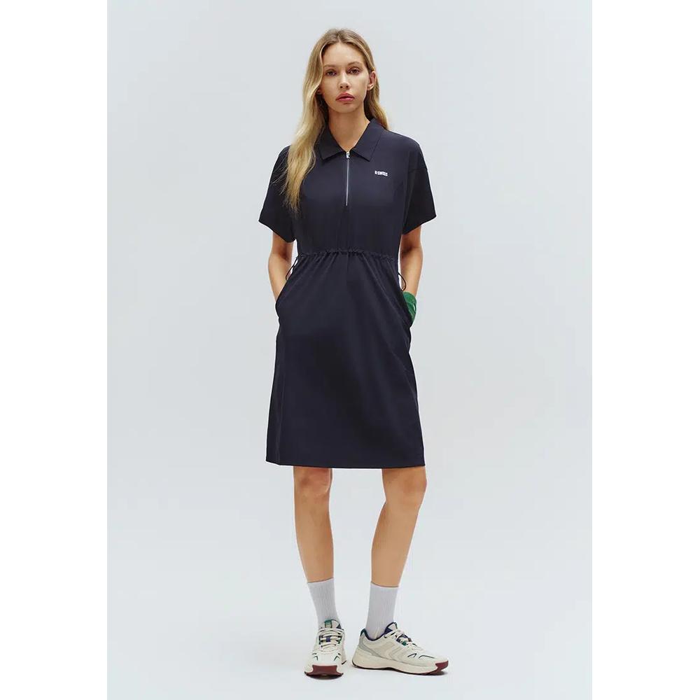 ЖЕНСКОЕ ПЛАТЬЕ-ПОЛО С ПОЛУЗАСТЕЖКОЙ-МОЛНИЕЙ K-SWISS LOGO 3