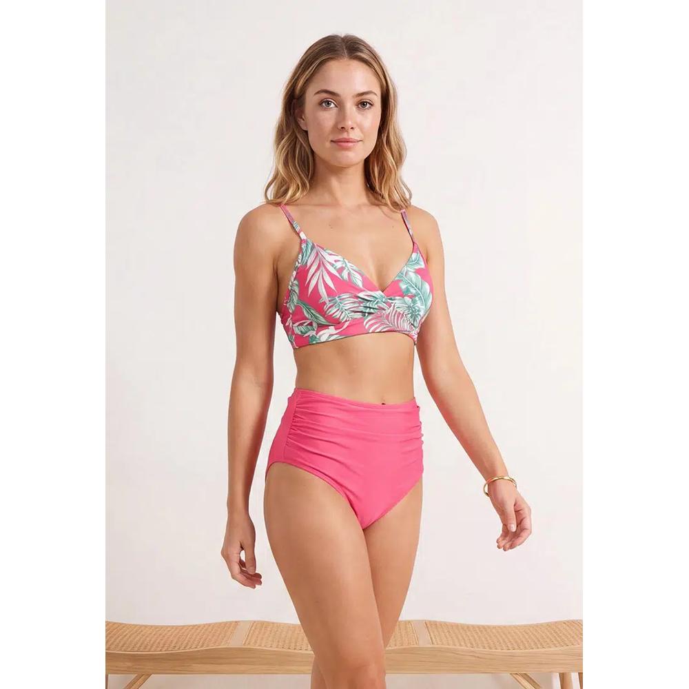 Бикини-сет Tropical Print Drapeli Triangle Covered Hipster High Waist Tbess25Bt22 1