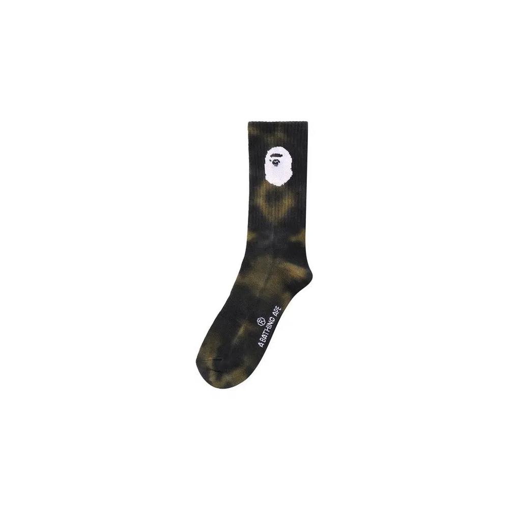Носки и колготки BAPE Tie Dye Socks 'Black' 1