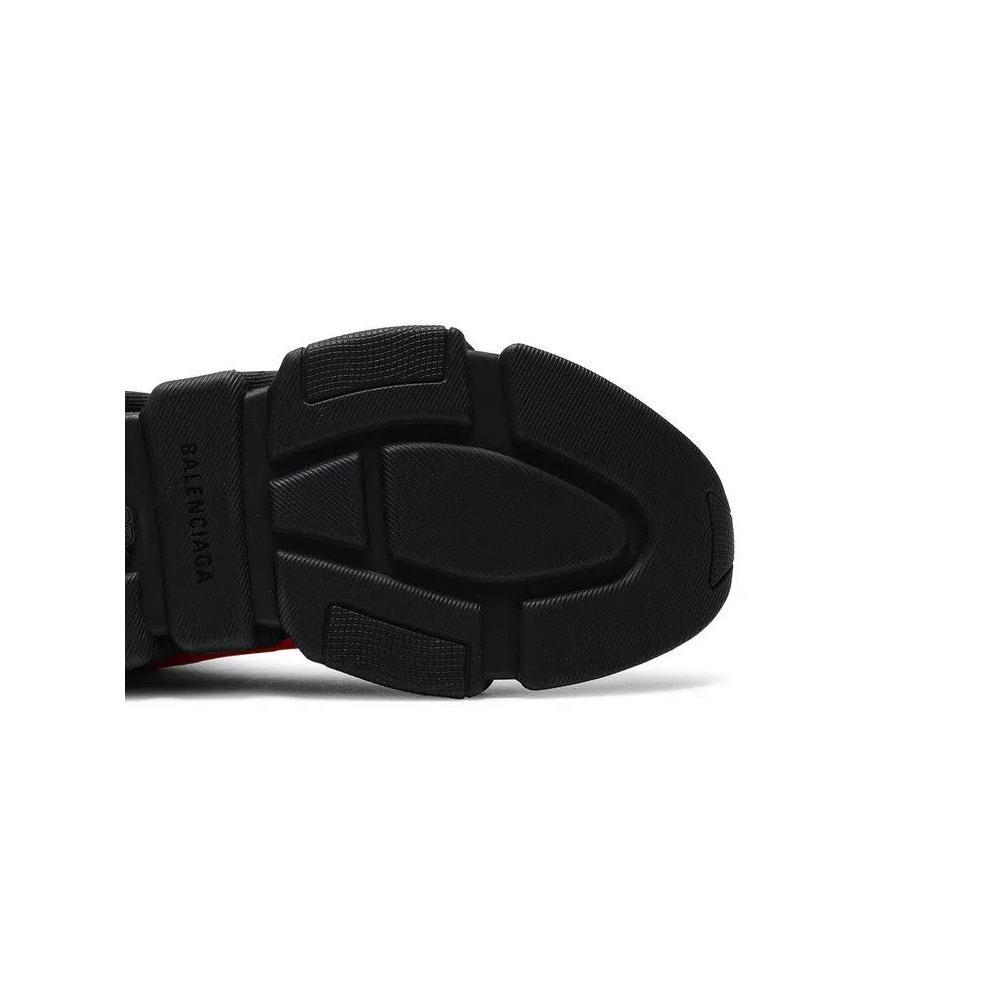 Кроссовки Balenciaga Recycled Speed Sneaker «Red Black» 5