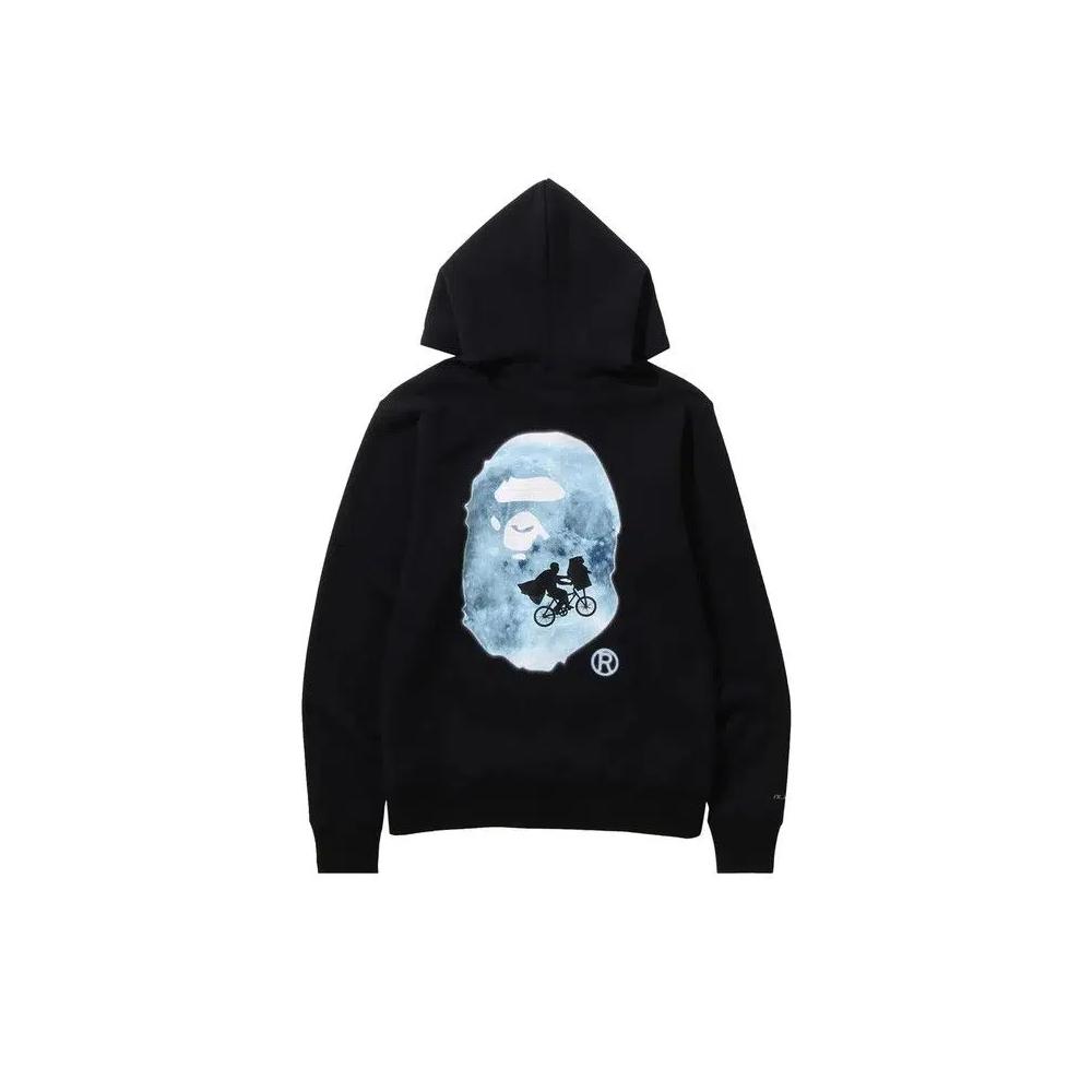 Молнии BAPE x E.T. Ape Head Zip Hoodie «Black» 2