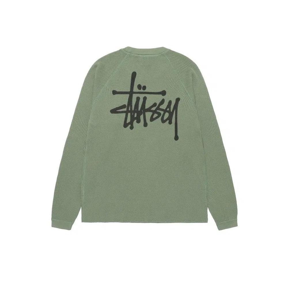 Топы Stussy Basic Thermal 'Шалфей' 2