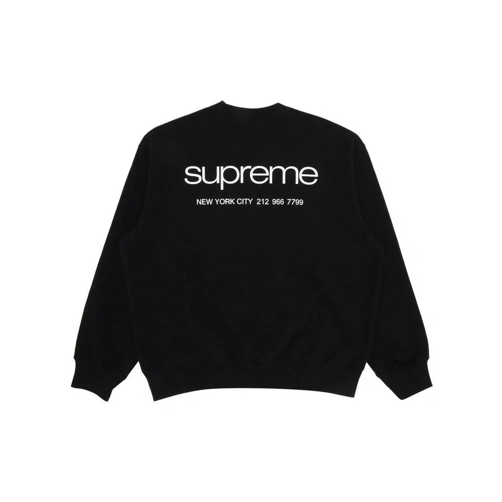 Свитера Supreme NYC Crewneck 'Black' 2
