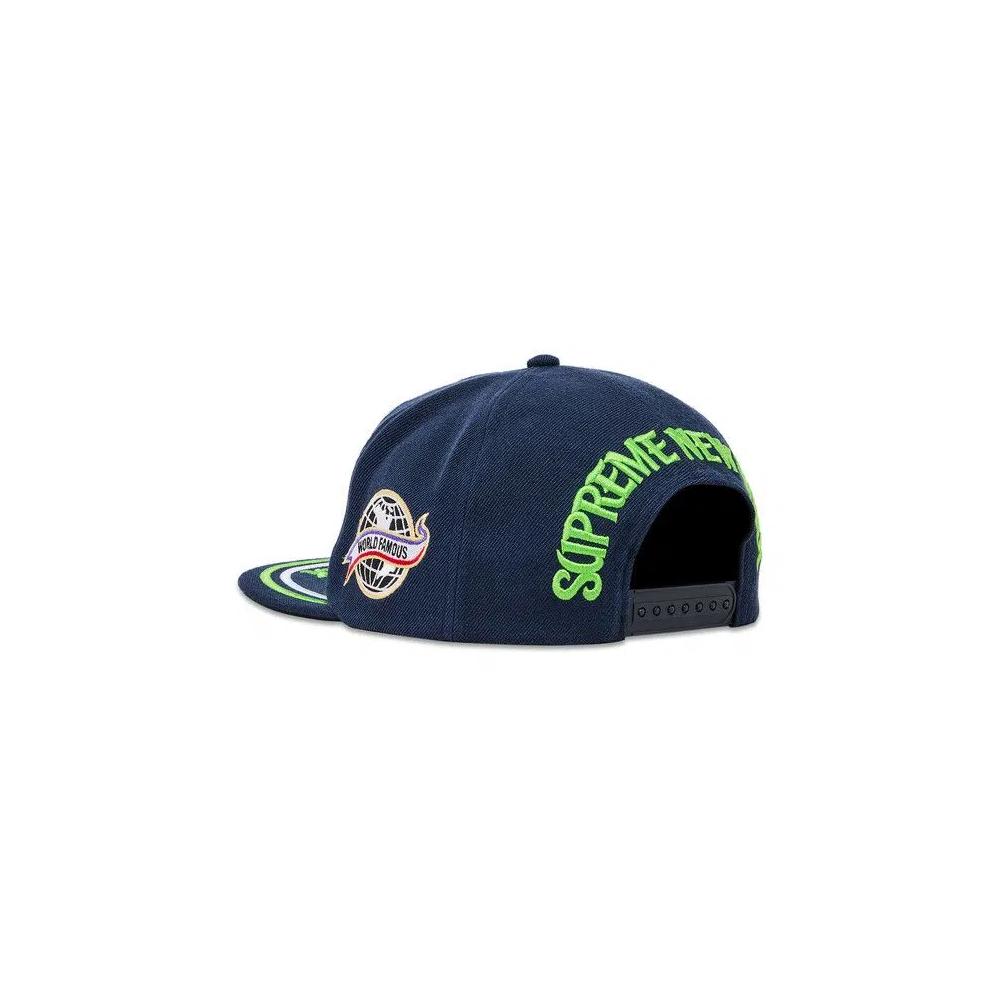 Кепки Snapbacks Supreme New York 6-Panel 'Темно-синий' 3