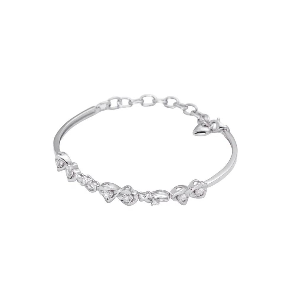 Браслет LITZ из белого золота 18K с бриллиантами SJ-BD2260 1