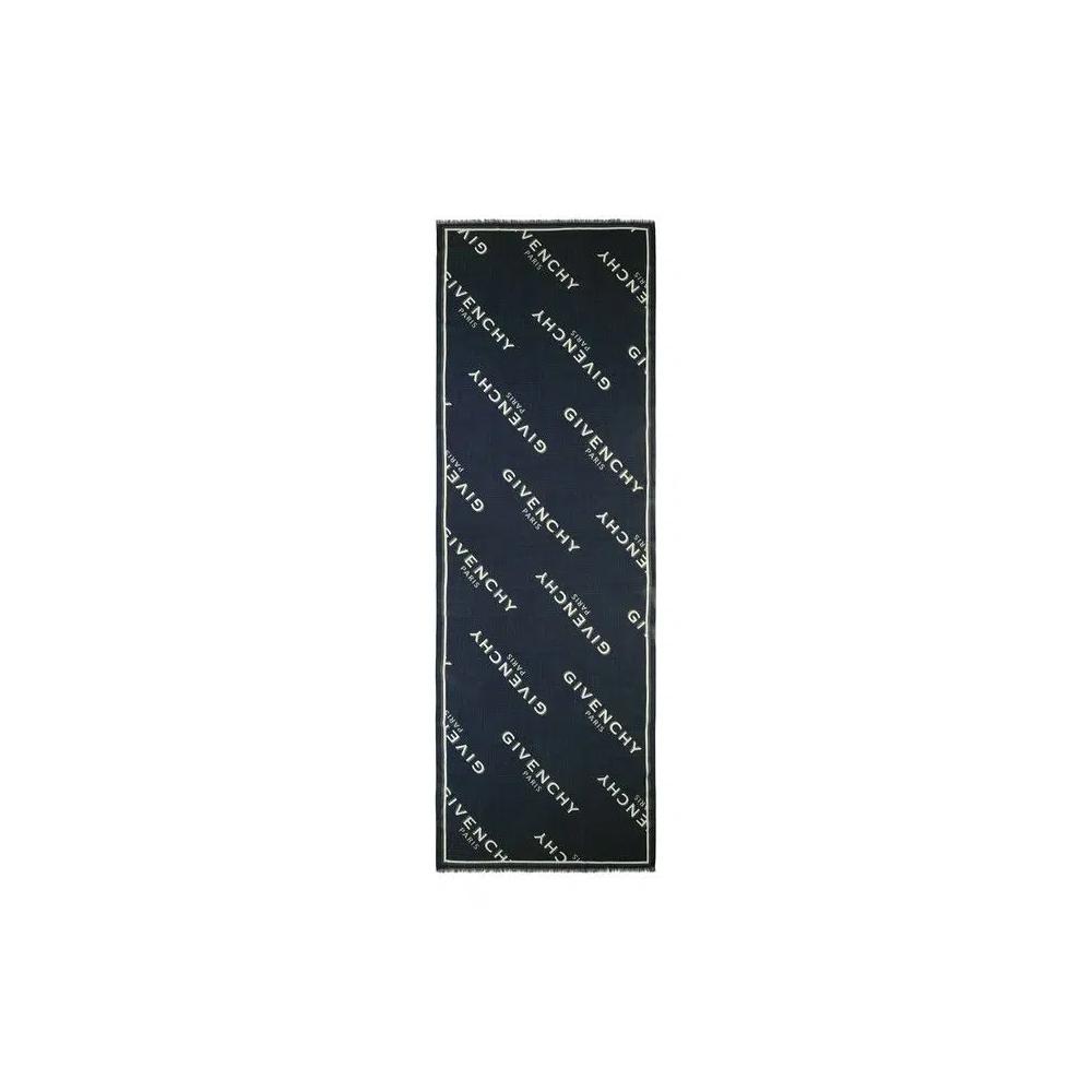 Шарфы Givenchy Shadow Logo Scarf 'Navy' 2