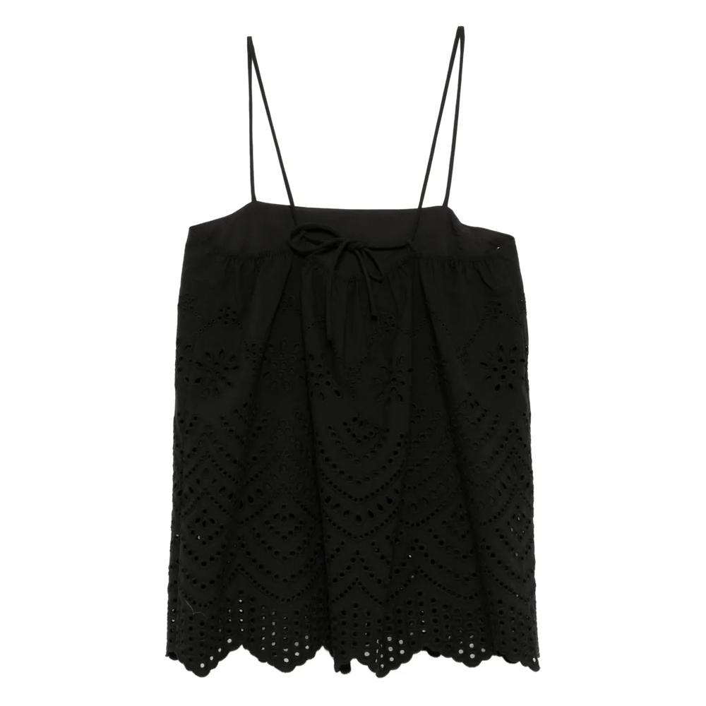 Топ Eyelet без рукавов 2