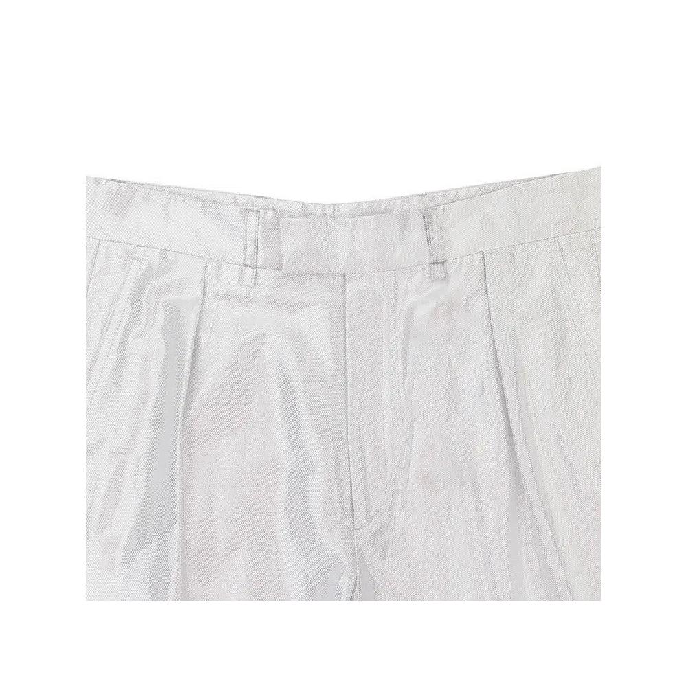 Брюки Ann Demeulemeester Straight Pants 'Silver' 3