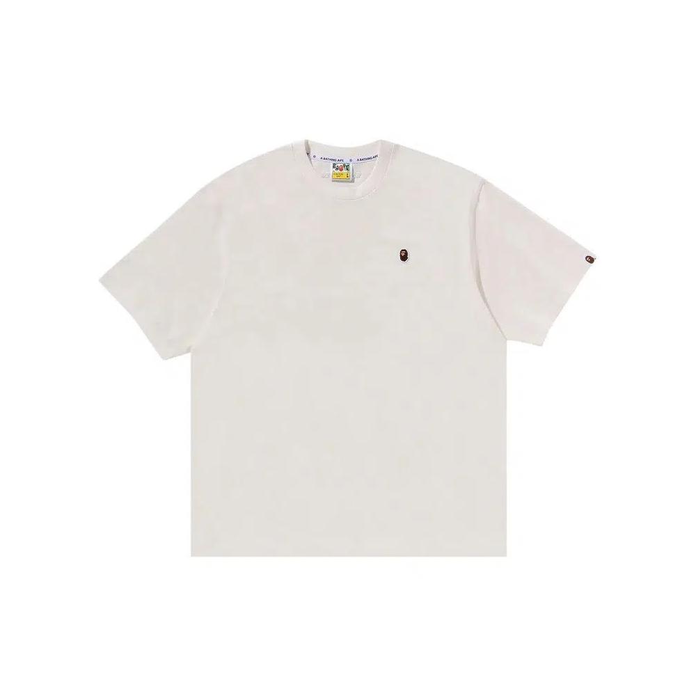Короткий рукав футболки BAPE One Point Relaxed Fit Tee 'Ivory' 1