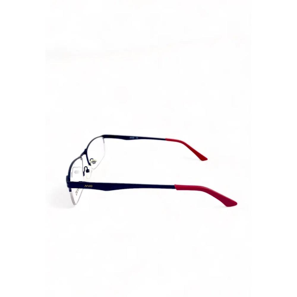 OPH Мужская прямоугольная оправа Navy Metal Optical Frame с демонстрационными линзами OPHSC1540210 4