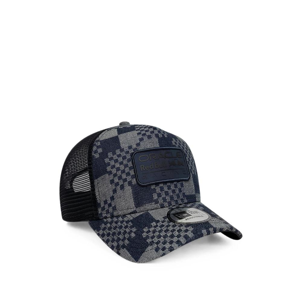 patterned denim E-Frame Red Bull F1 trucker cap 2