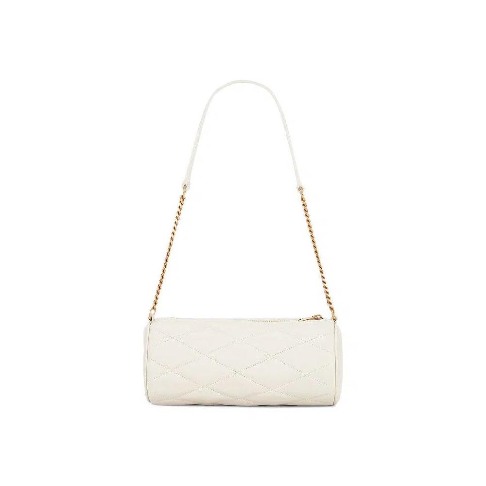 Сумки через плечо Saint Laurent Sade Tube Bag «Крема софт» 2