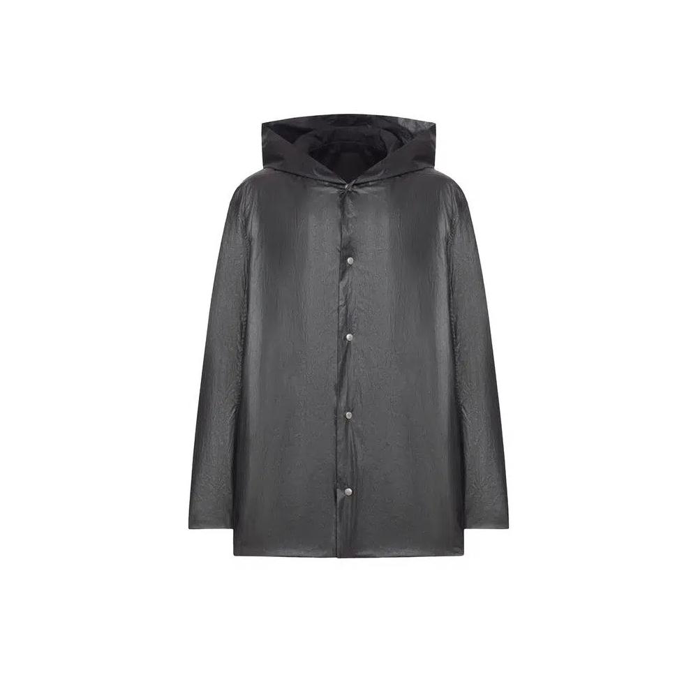 Верхняя одежда Rick Owens Cropped Mac Jacket 'Черный' 1
