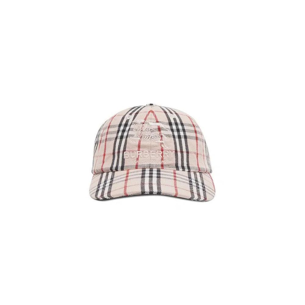 Кепки Supreme x Burberry Denim 6-Panel «Розовый» 1