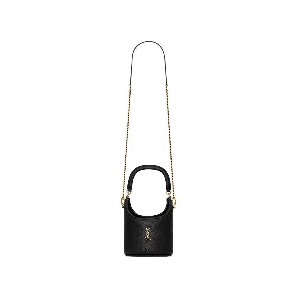 Сумка-ведро Saint Laurent Gaby Bucket Bag 'Noir' 1