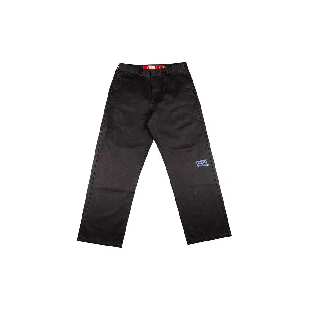 Брюки Supreme x Junya Watanabe x Comme des Garçons MAN Printed Work Pant 'Черный' 1