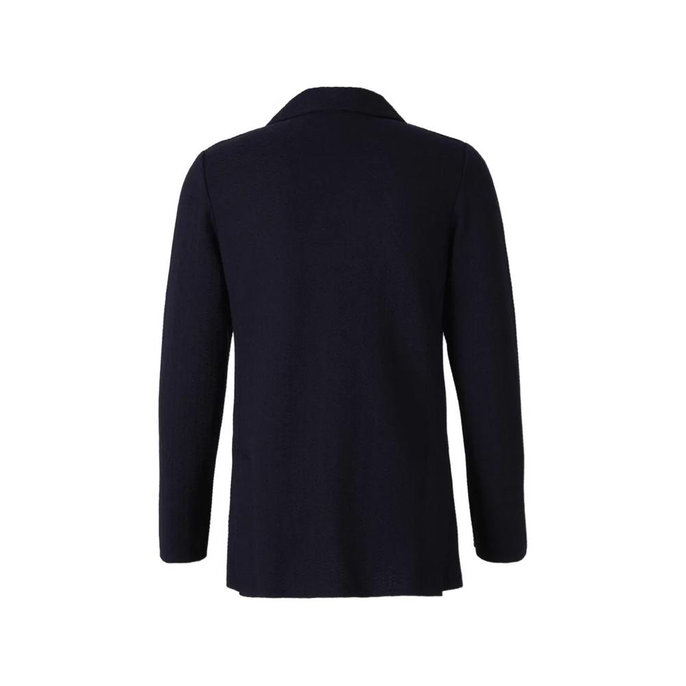 herringbone-knit virgin wool jacket 2