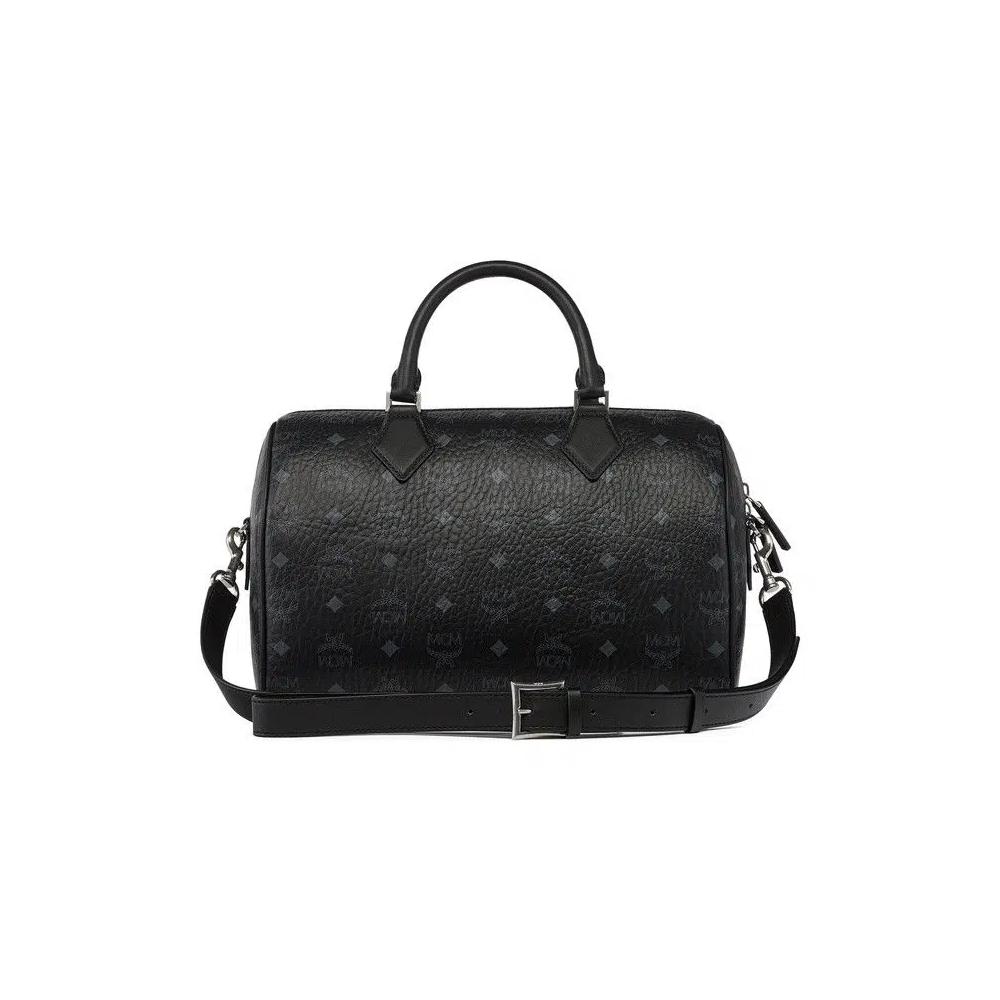 Сумки с ручками MCM Ella Vi Medium Boston Bag 'Black' 2