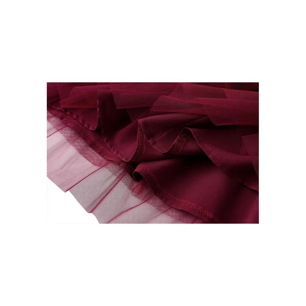 Весенняя многоярусная юбка AF8552 5