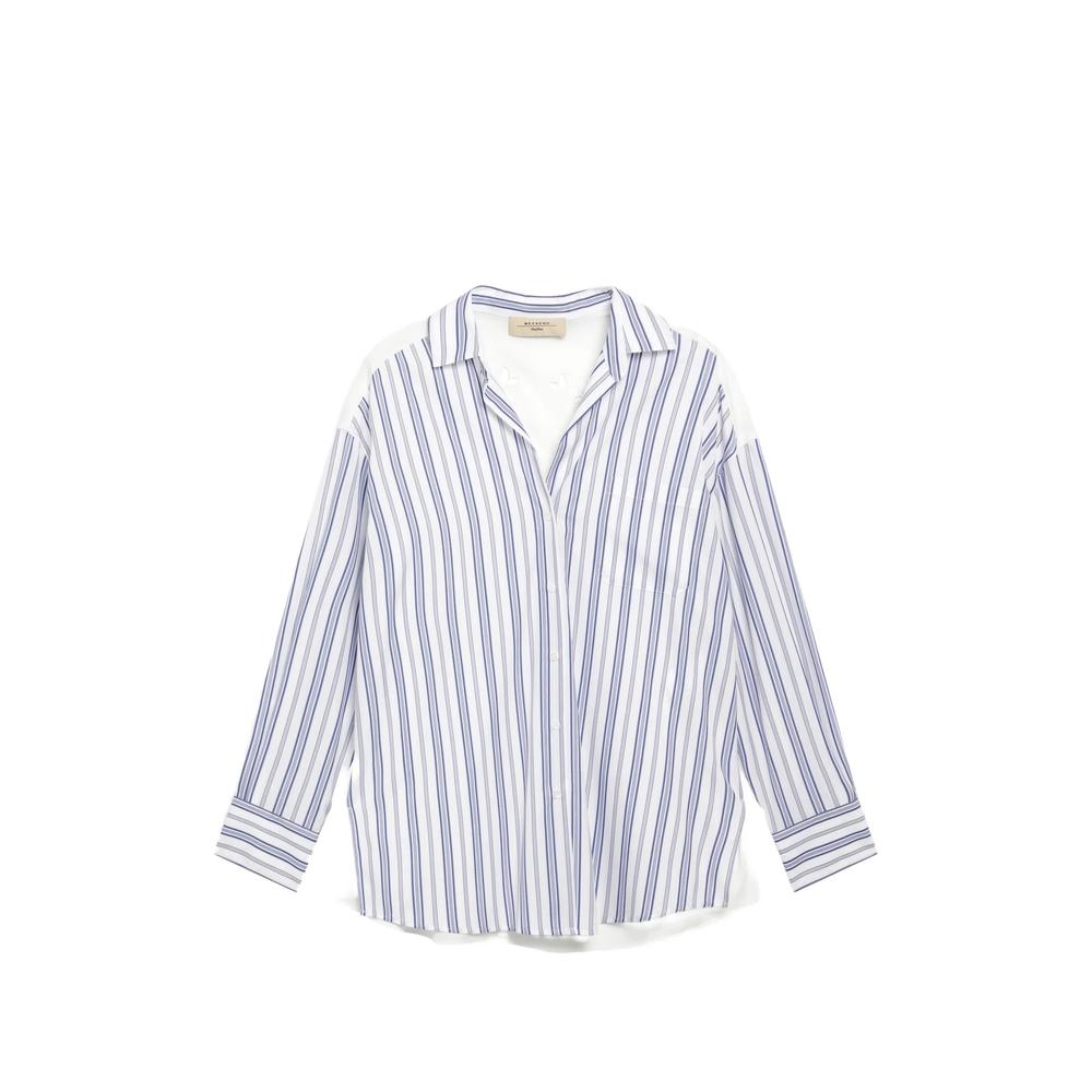 embroidered striped cotton shirt 1