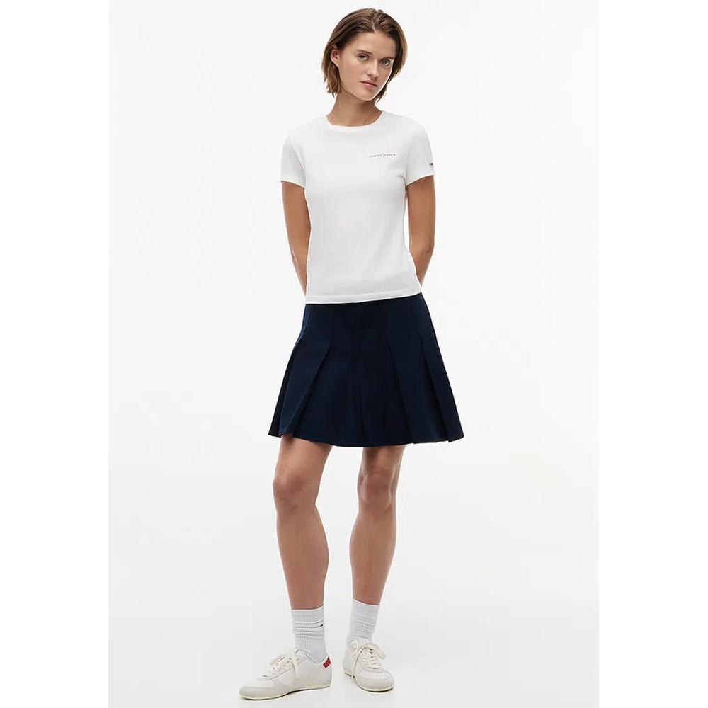 Футболка с логотипом, облегающая - Tommy Jeans 4