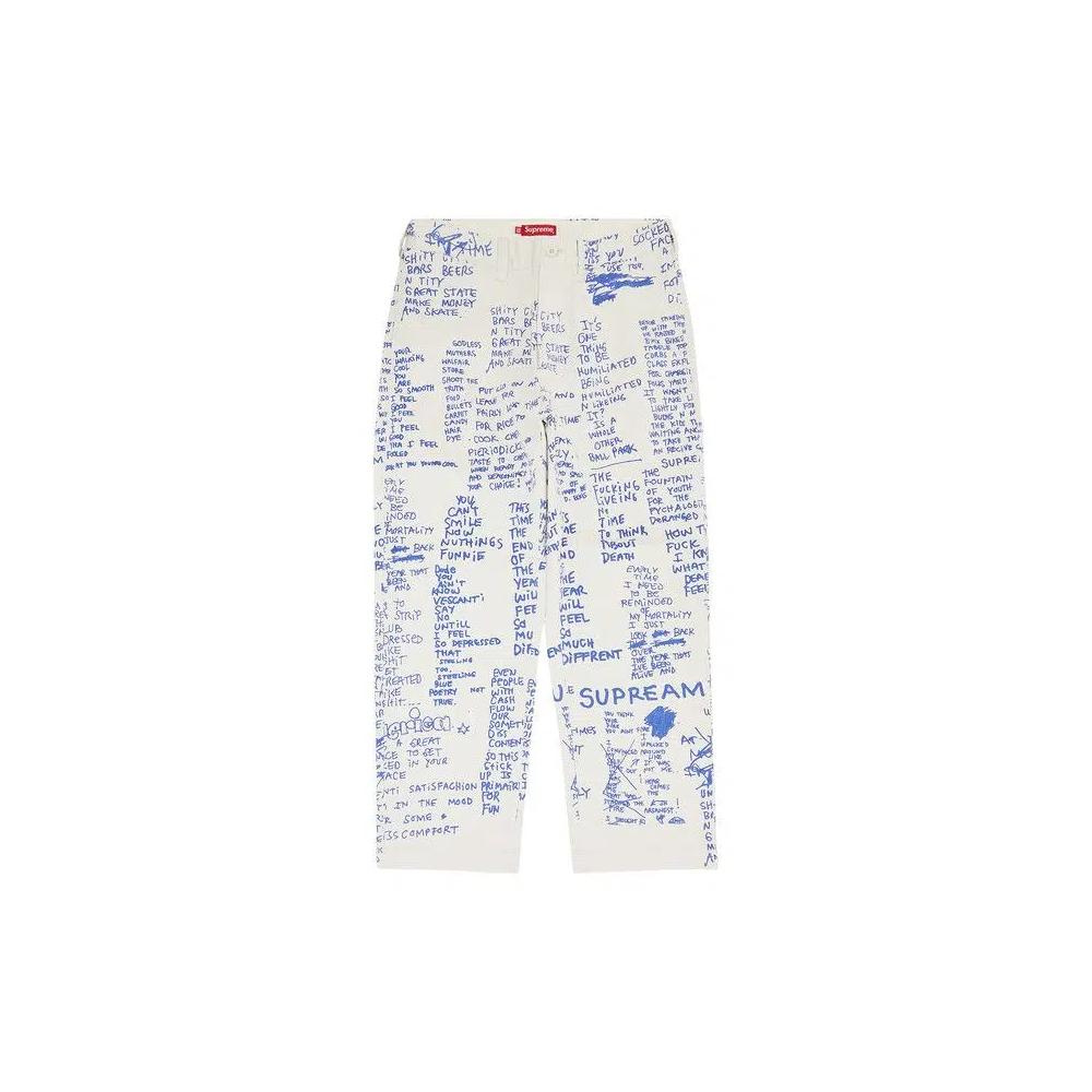 Брюки Supreme Gonz Poems Chino Pant 'Камень' 1