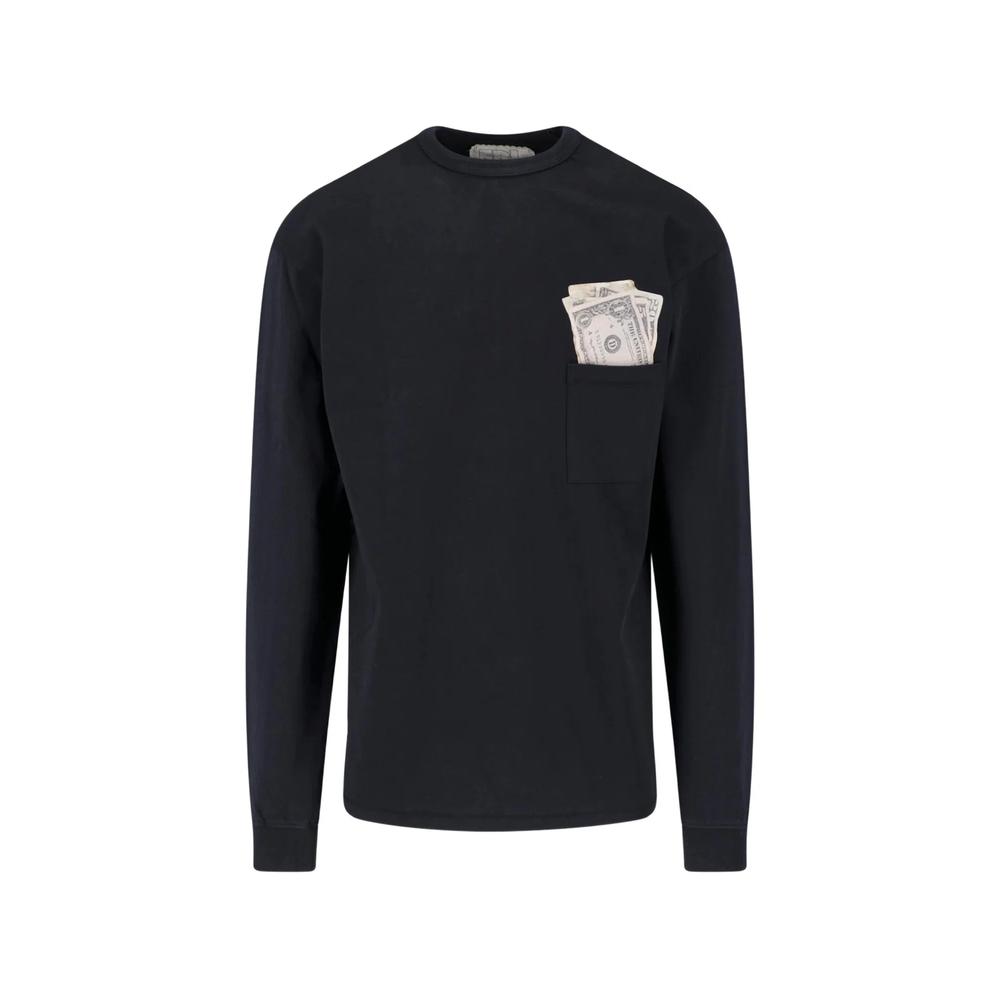 money-patch long-sleeve T-shirt 1