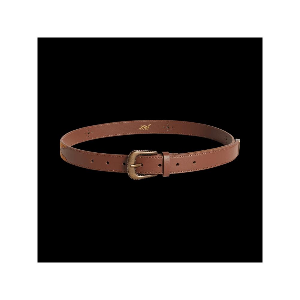 Ремни Kith Western Leather Belt «Snuff» 1