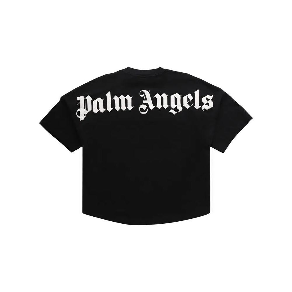 Футболка Palm Angels Classic Logo Over Tee 'Black/White' 2