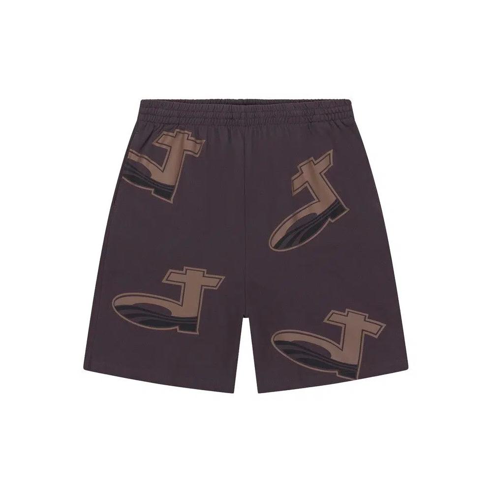 Шорты Denim Tears Mesh Shorts 'Brown' 1