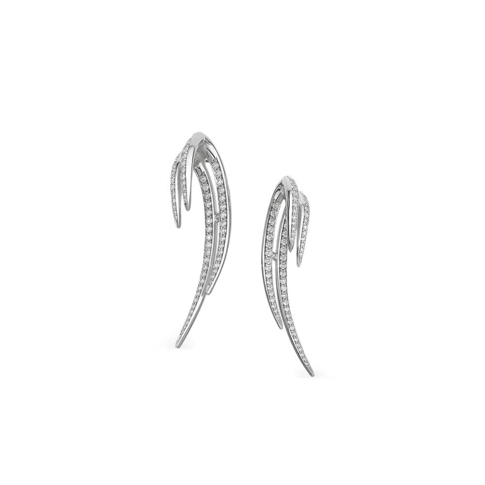 Серьги Armis из белого золота и палладия с бриллиантами 2