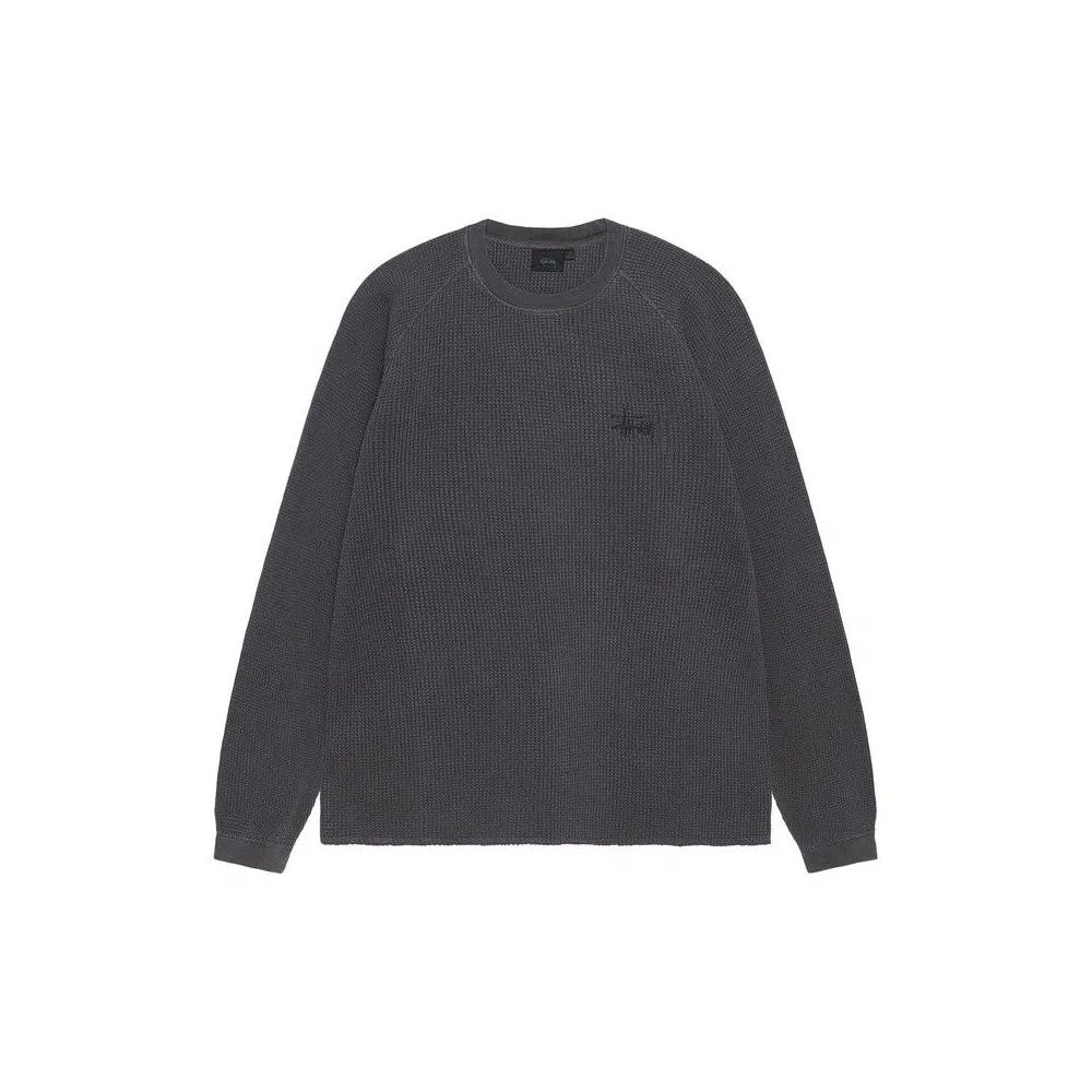 Топы Stussy Basic Thermal 'Washed Black' 1