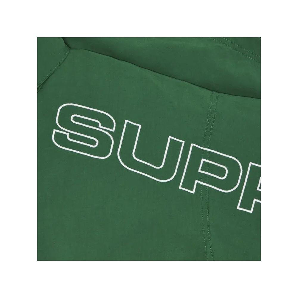 Куртки-бомберы Supreme Spellout Embroidered Track Jacket 'Dark Green' 3