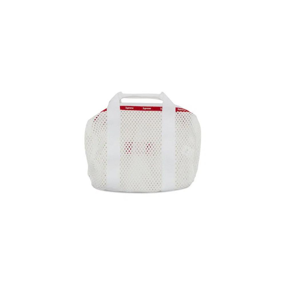 Сумки-дуфлы Supreme Mesh Mini Duffle Bag «White» 2